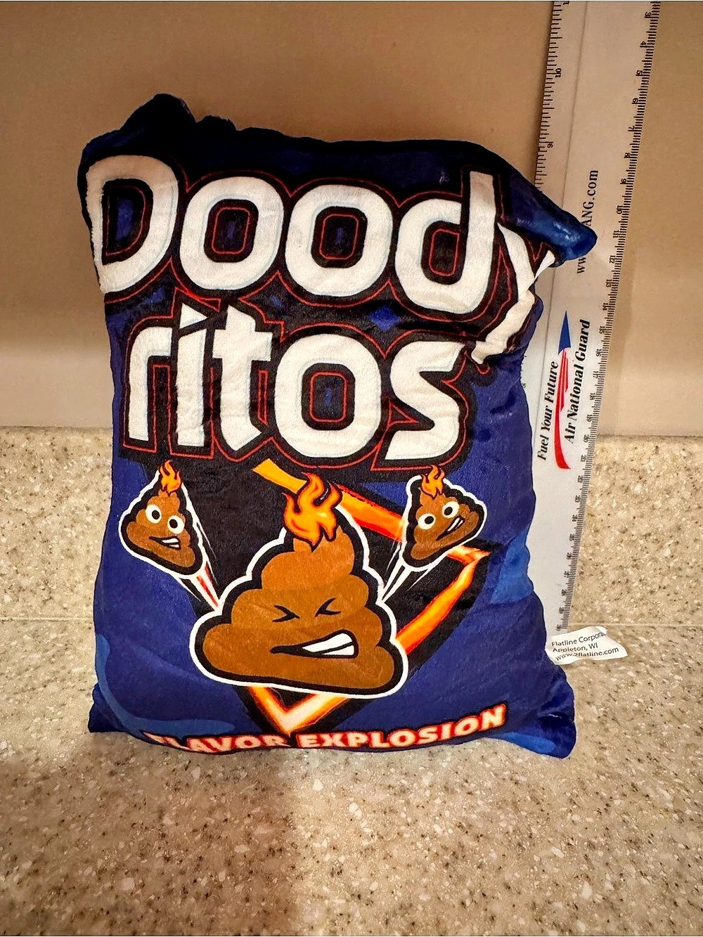 Junk Food Doody Ritos (Doritos)Plush Funny Gag Pillow new